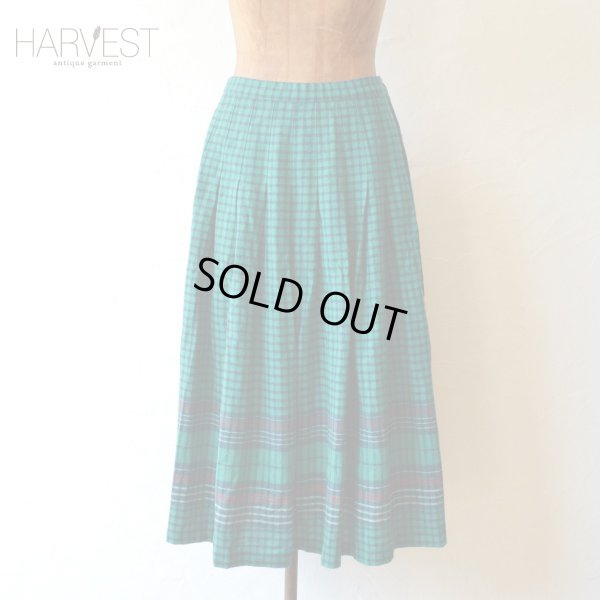 画像1: 70s Pendleton Wool Check Skirt 【レディース】