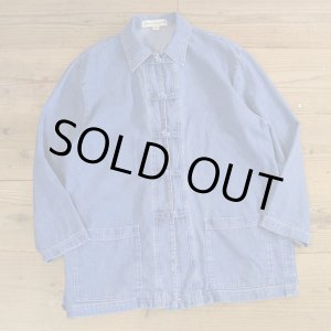 画像: Norm Thompson Denim China Shirts Jacket MADE IN USA 【Large】