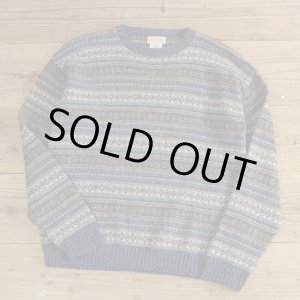 画像: St JHON`S BAY All Over Pattern Crew Neck Sweater