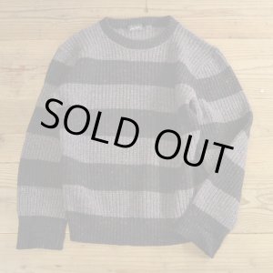 画像: John Weitz Border Nep Sweater MADE IN USA 【Medium】