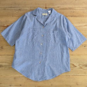 画像: L.L.Bean Chambray Half Shirts MADE IN USA 【Ladys】