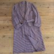 画像1: 60s Seymour Flannel Wool Check Gown (1)