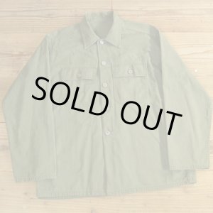 画像: 50s US ARMY Herringbone Utility Shirts 【Large】