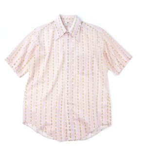 画像: VAN HEUSEN ヴァンヒューゼン 花柄ストライプシャツ 【約 Lサイズ】 【SALE】