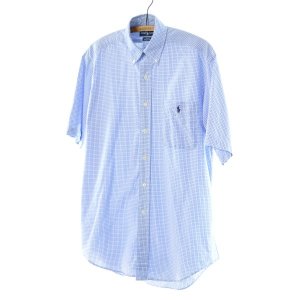 画像: Ralph Lauren チェックボタンダウンシャツ 【約 Lサイズ】 【SALE】