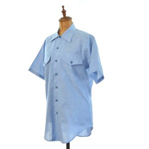 画像: navshirt シャンブレー ワークシャツ 【Sサイズ】