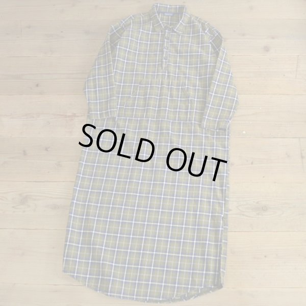 画像1: NON-FICTION Flannel Pullover Long Shirts (1)