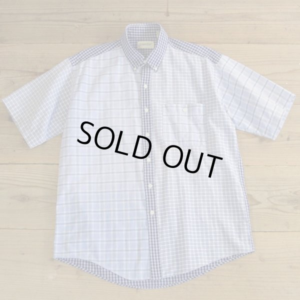 画像1: St JHON`S BAY Crazy Pattern Check Half Shirts (1)