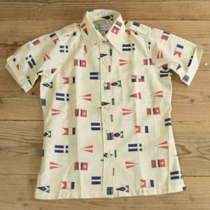 画像: Chris Craft Flag Pattern Half Shirts