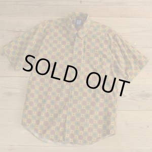 画像: 90s GAP All Over Pattern B.D Half Shirts