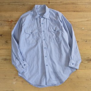 画像: US NAVY Chambray Shirts 【Medium】