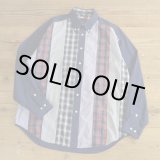 画像: TOMMY HILFIGER Crazy Pattern B.D Shirts 【Large】