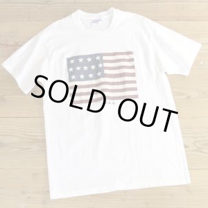 画像: Hanes Stars and Stripes Print T-Shirts MADE IN USA Dead Stock 【Large】