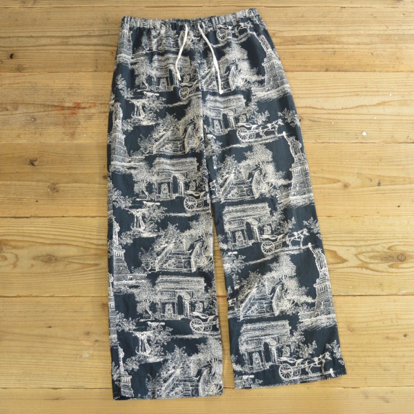 画像1: Unknown All Over Pattern Easy Pants 【Small】 (1)