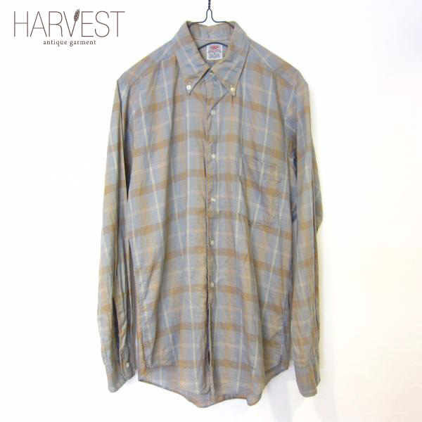 画像1: 60s BVD OLD B.D CHECK SHIRTS (1)